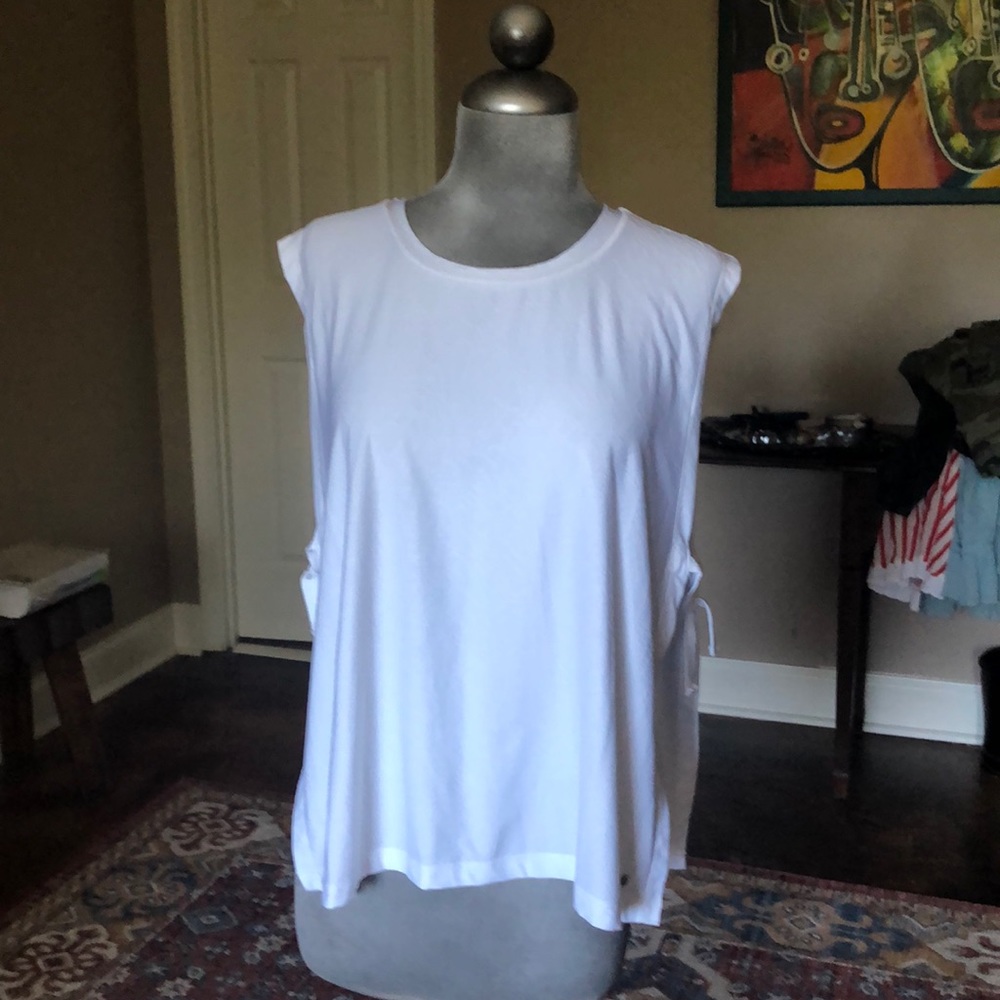Flutter open side top with ties